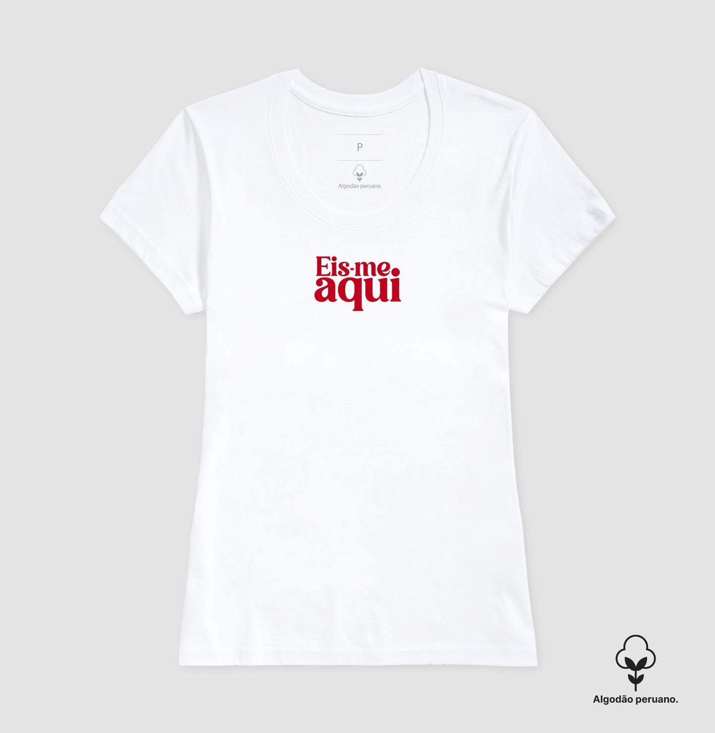 Camiseta premium Eis-me aqui