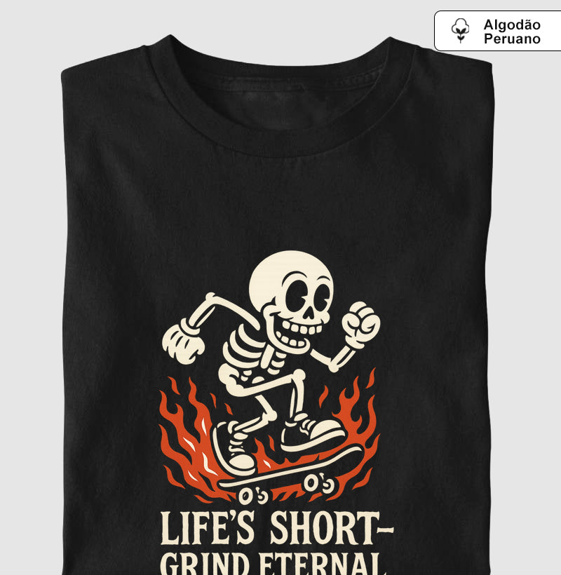 Camiseta premium Life's short grind eternal