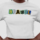 Camiseta Cropped Colagem
