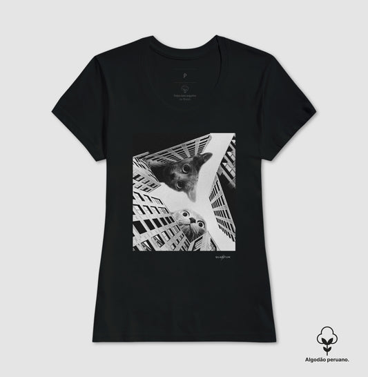 Camiseta Premium Vila dos Gatos