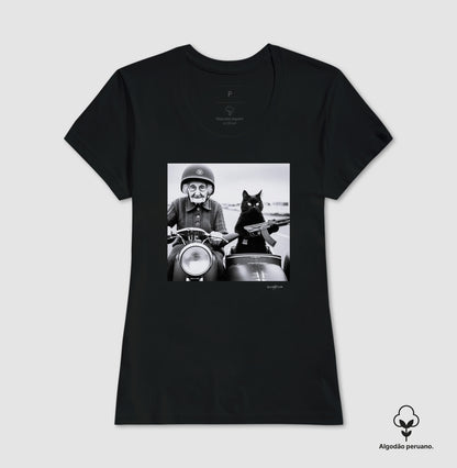 Camiseta Premium Black Cat Command