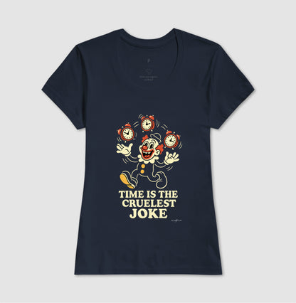 Camiseta tradicional Time is the cruelest joke