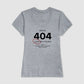 Camiseta tradicional Error 404 - Love not found