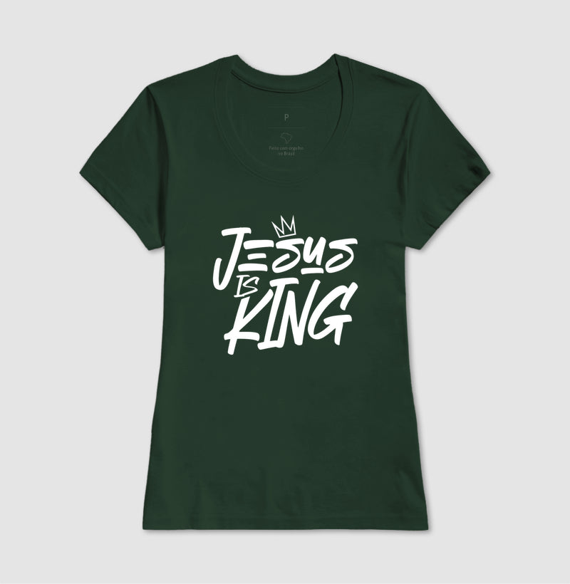 Camiseta tradicional Jesus is King