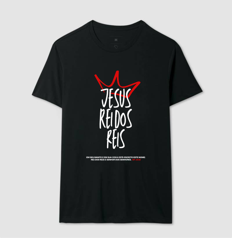Camiseta tradicional Jesus Rei dos Reis