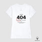 Camiseta premium 404 - Love not found