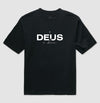 Camiseta oversized Deus é bom