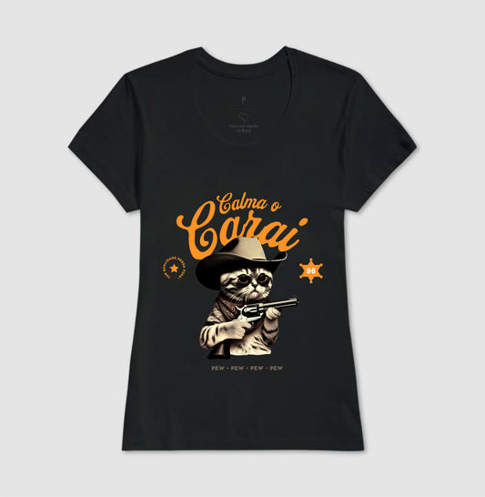 Camiseta tradicional Calma o carai