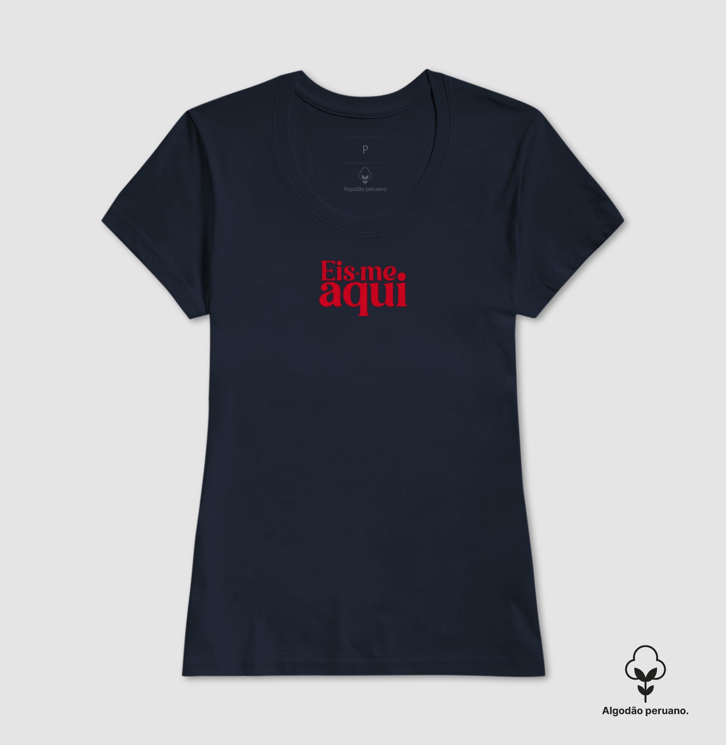 Camiseta premium Eis-me aqui