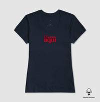Camiseta premium Eis-me aqui