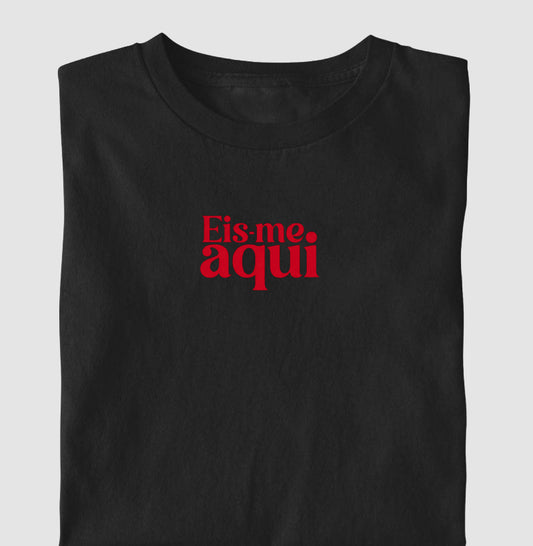 Camiseta tradicional Eis-me aqui