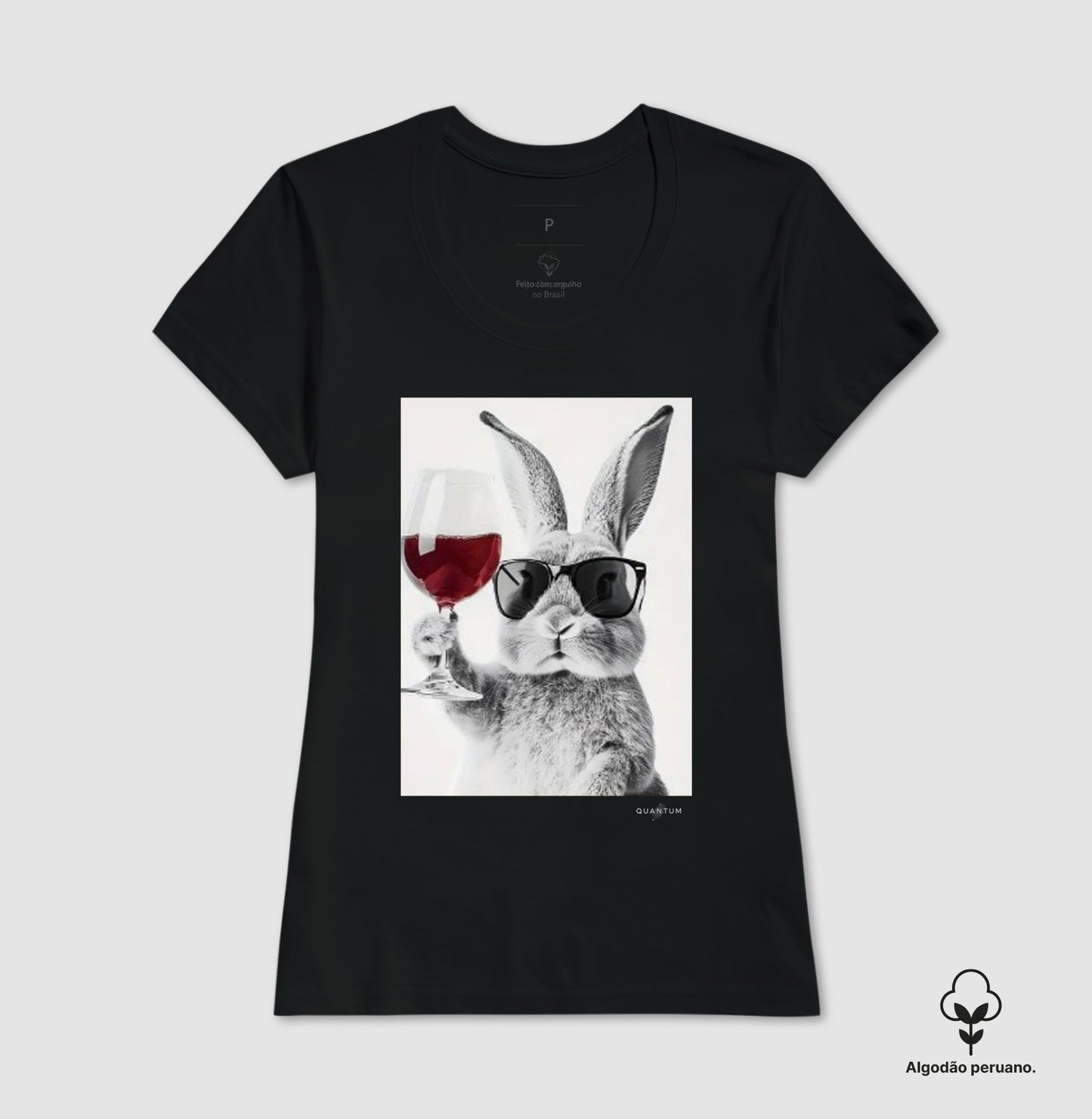 Camiseta premium Sommelier Bunny