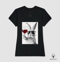 Camiseta premium Sommelier Bunny
