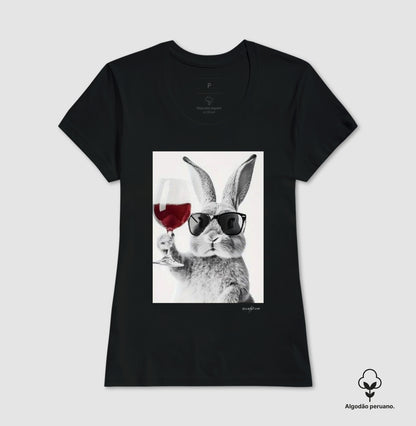 Camiseta premium Sommelier Bunny