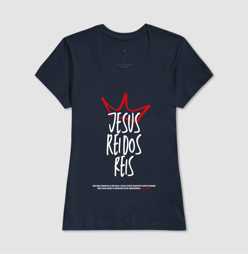 Camiseta tradicional Jesus Rei dos Reis