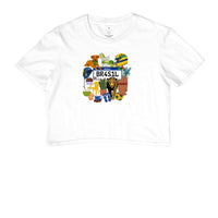 Camiseta Cropped Brasilcore