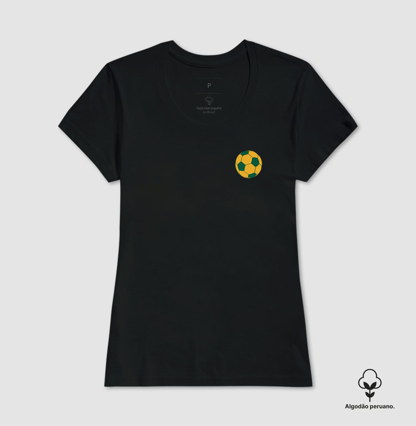 Camiseta Premium Bola Brasil