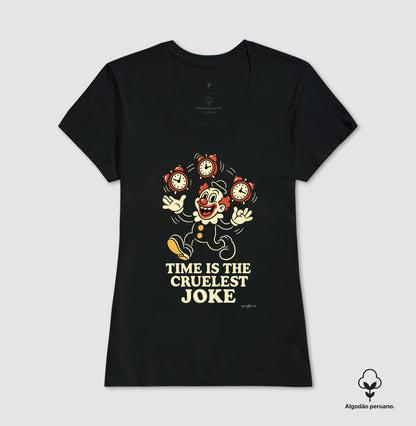 Camiseta premium Time is the cruelest joke