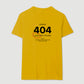 Camiseta tradicional Error 404 - Love not found