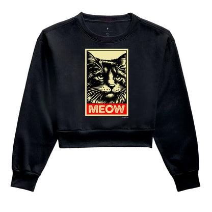 Moletom cropped Meow