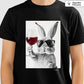 Camiseta premium Sommelier Bunny