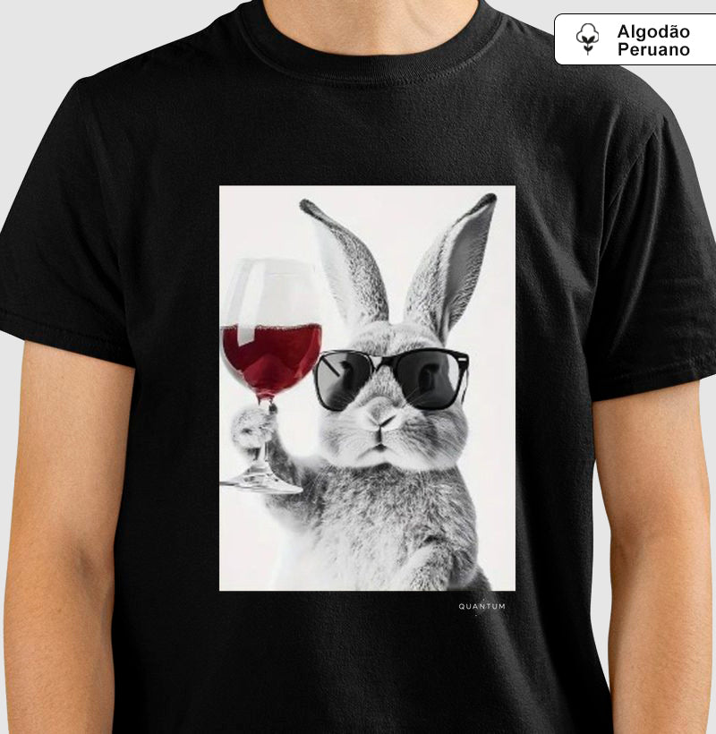 Camiseta premium Sommelier Bunny