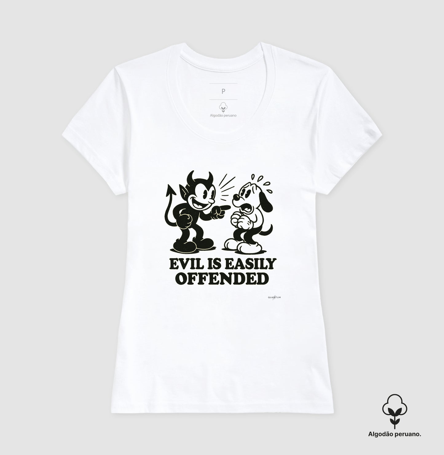 Camiseta premium Evil is easily offended