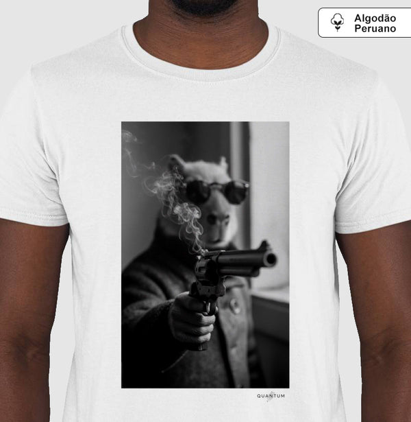 Camiseta premium Capivara Noir
