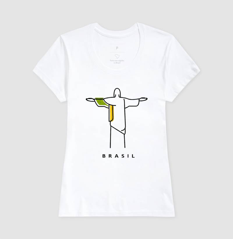 Camiseta Tradicional Deus é Brasileiro