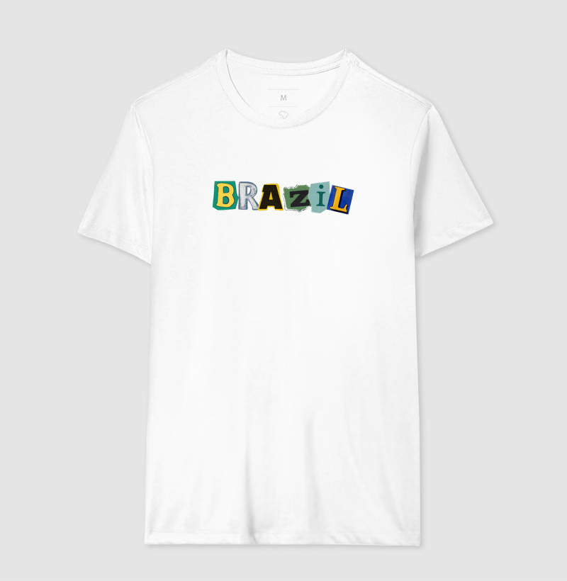 Camiseta Tradicional Colagem