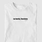 Camiseta tradicional Na teoria, funciona