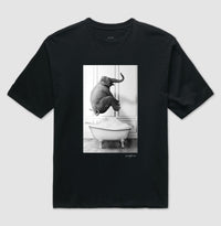 Camiseta oversized Hora do Banho