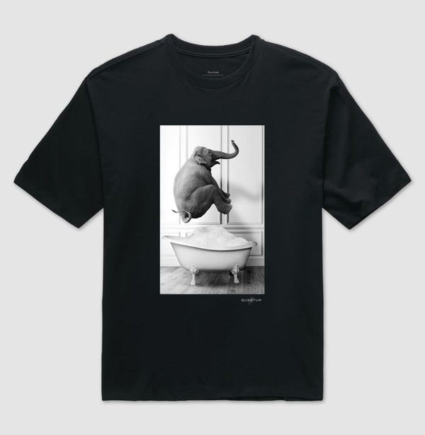 Camiseta oversized Hora do Banho