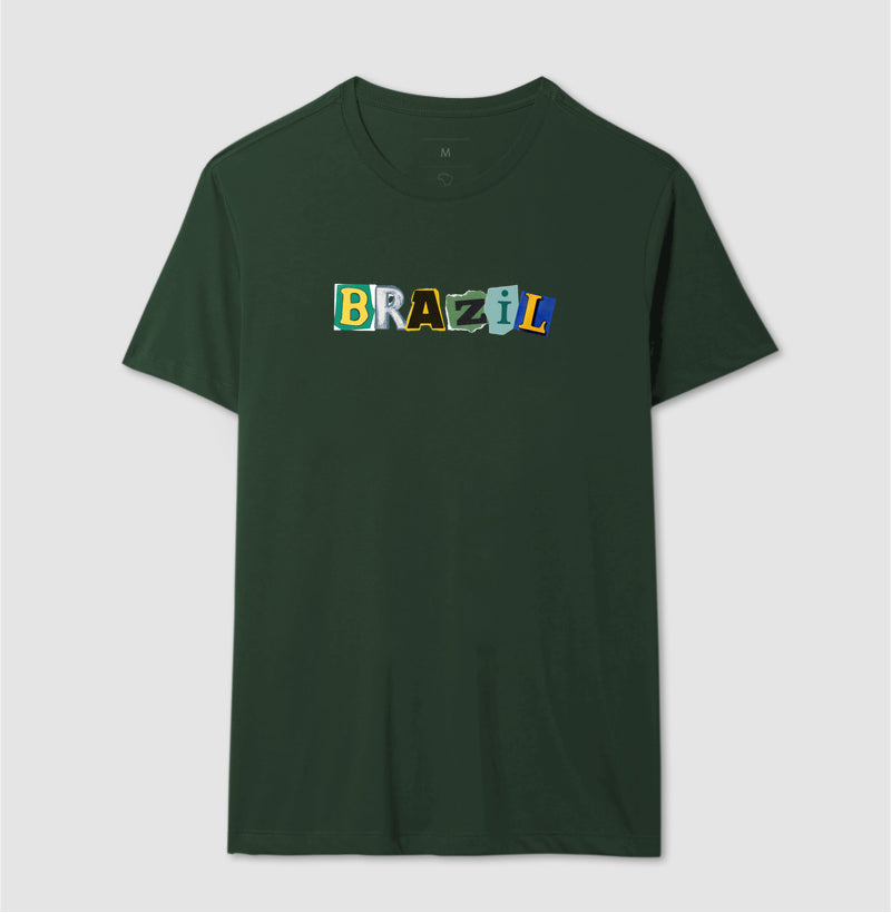 Camiseta Tradicional Colagem
