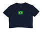 Camiseta Cropped Brasil