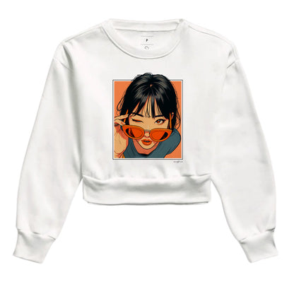 Moletom cropped wink