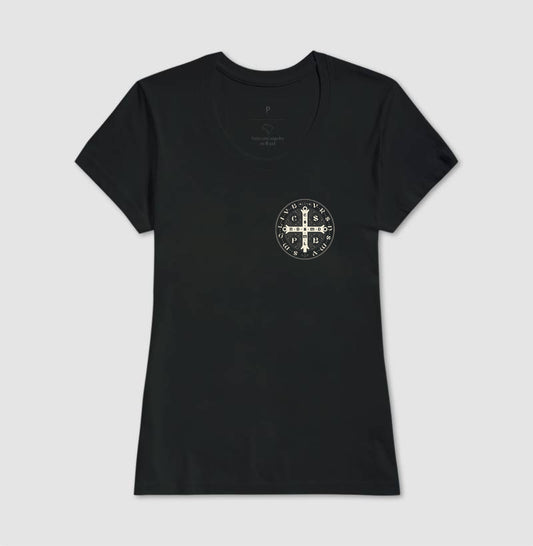 Camiseta tradicional Medalha de São Bento
