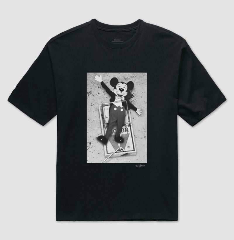 Camiseta Oversized Game Over, Mickey!