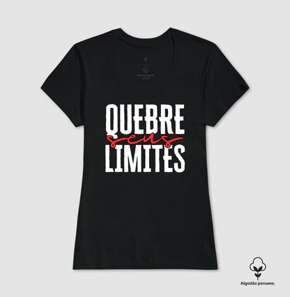 Camiseta premium Quebre seus limites