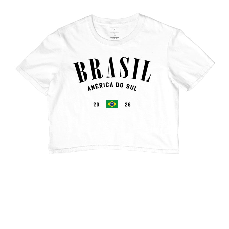 Camiseta Cropped América do Sul