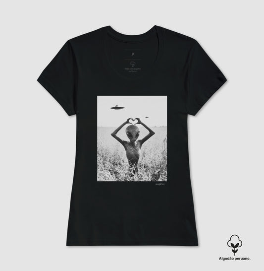 Camiseta Premium Alien Love