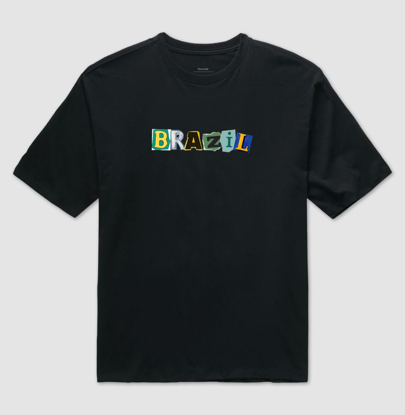 Camiseta Oversized Colagem