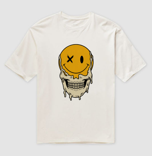 Camiseta oversized Happy Dead