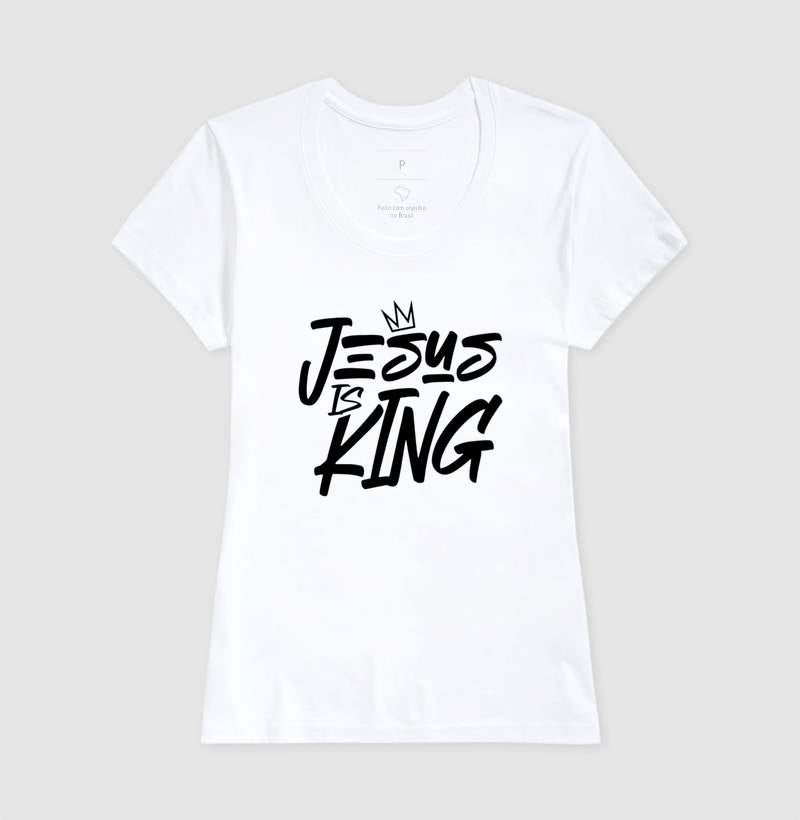 Camiseta tradicional Jesus is King