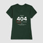 Camiseta tradicional Error 404 - Love not found