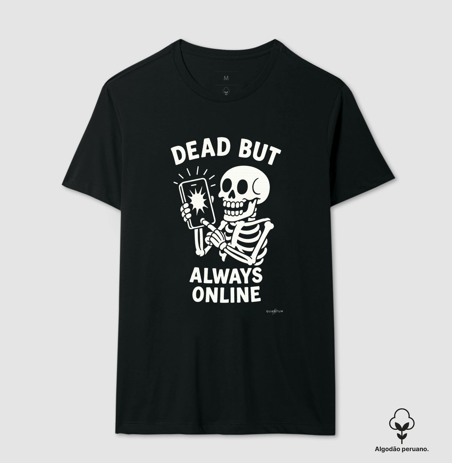 Camiseta premium Dead but always online