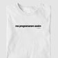 Camiseta tradicional Me programaram assim