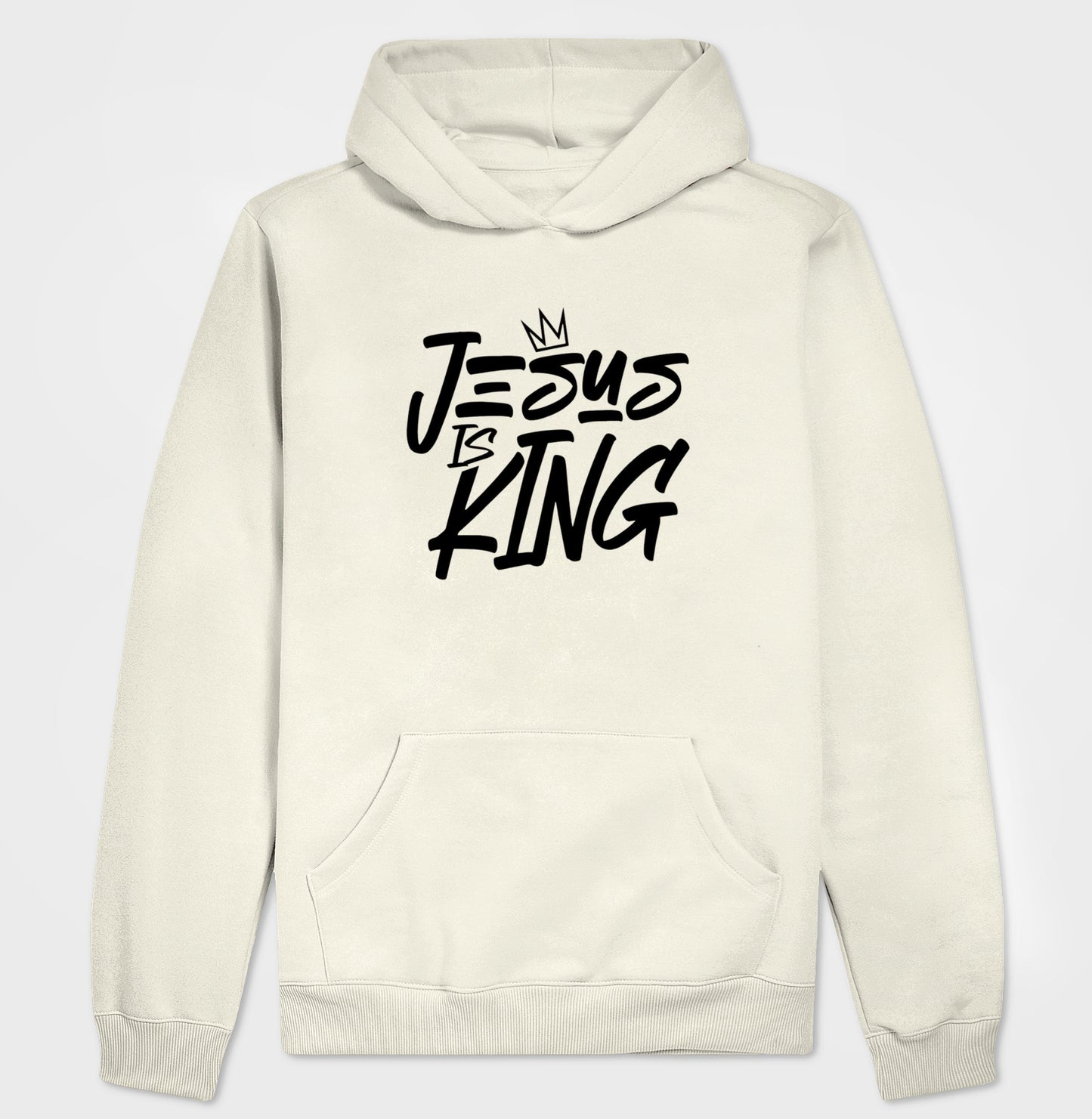 Moletom com capuz Jesus is King