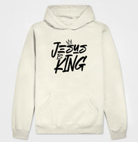 Moletom com capuz Jesus is King