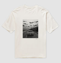 Camiseta oversized Shark Road